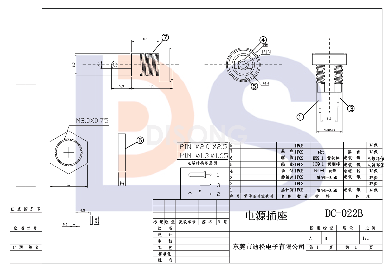 DC-022B大孔(图1)