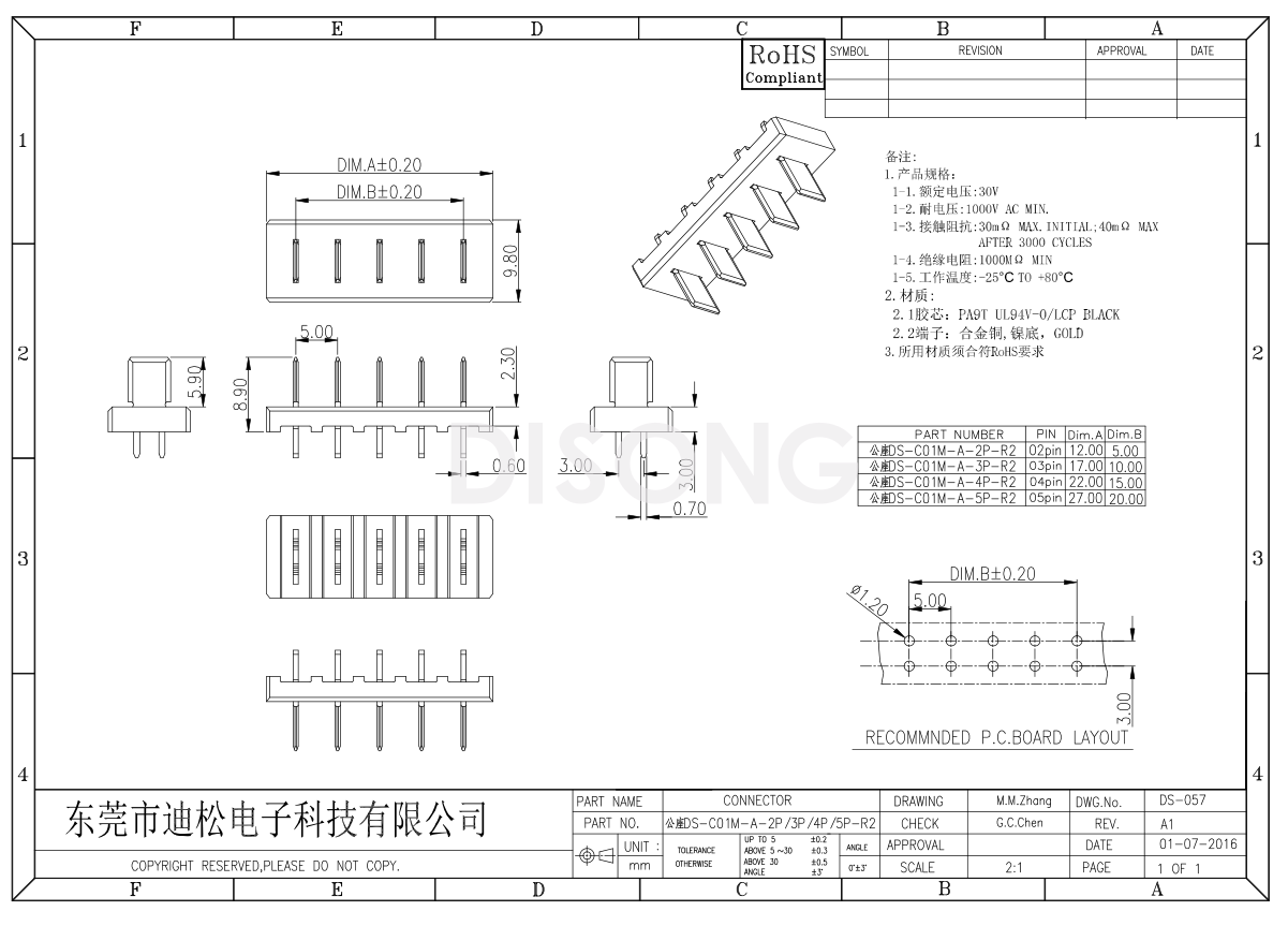 公座DS-C01M-A-2P-R2(图1)